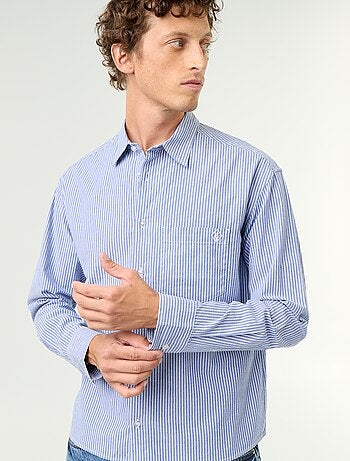 Camicia dal taglio confortevole con motivo a righe