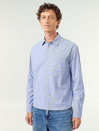 Camicia dal taglio confortevole con motivo a righe