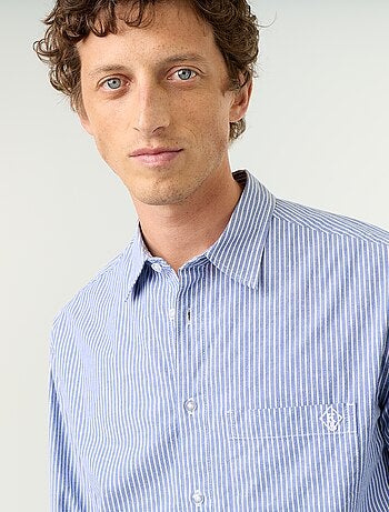 Camicia dal taglio confortevole con motivo a righe