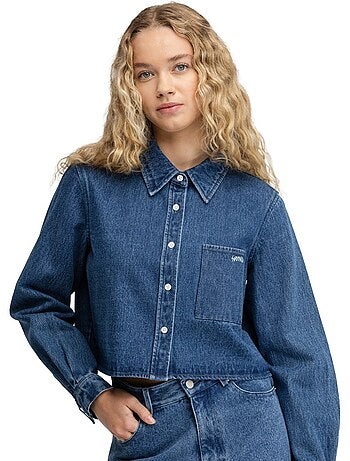 Camicia denim corta da donna donna nimes-w