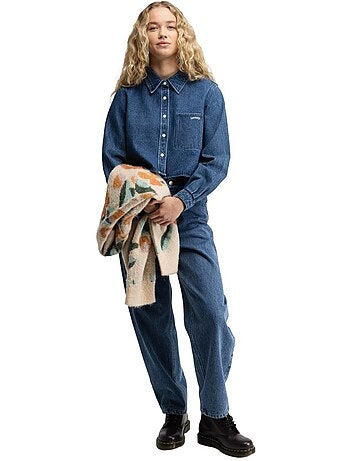 Camicia denim corta da donna donna nimes-w