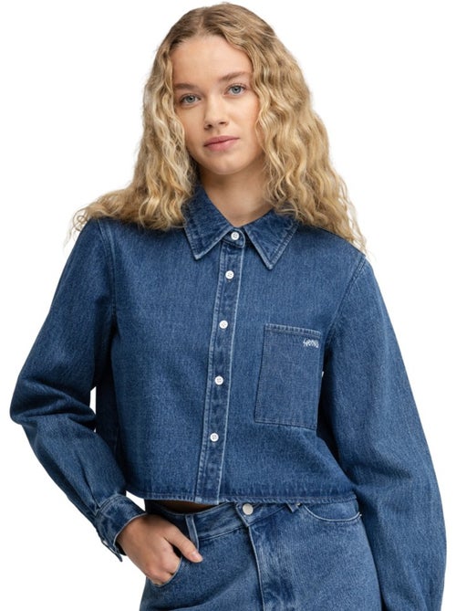 Camicia denim corta da donna donna nimes-w - Kiabi Camicia denim corta da donna donna nimes-w - Kiabi