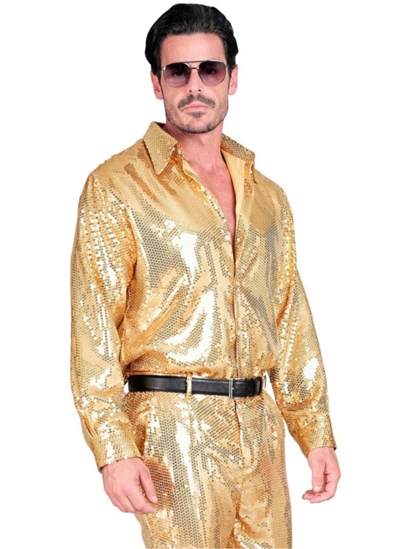 Camicia di carnevale o alla moda con paillettes Dorato - Kiabi