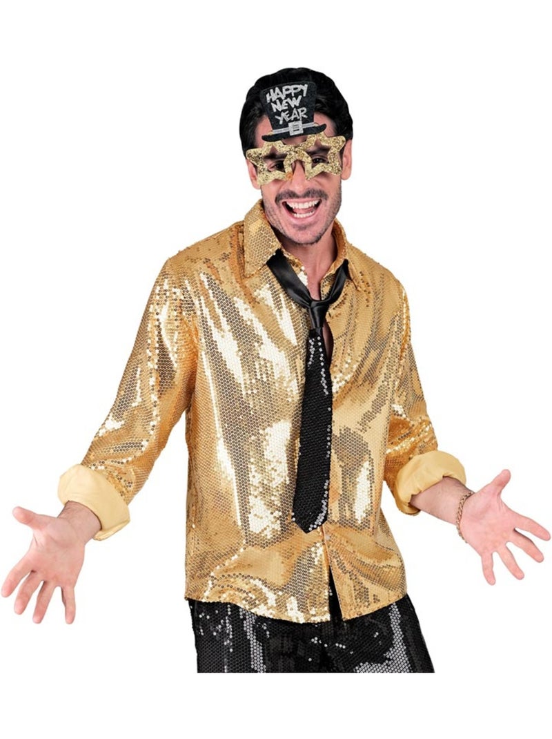 Camicia di carnevale o alla moda con paillettes Dorato - Kiabi