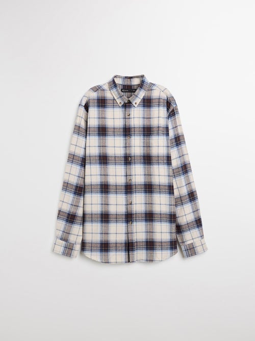 Camicia di flanella a quadri, MO Fashion - Kiabi Camicia di flanella a quadri, MO Fashion - Kiabi