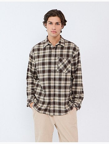 Camicia di flanella a quadri, mo fashion