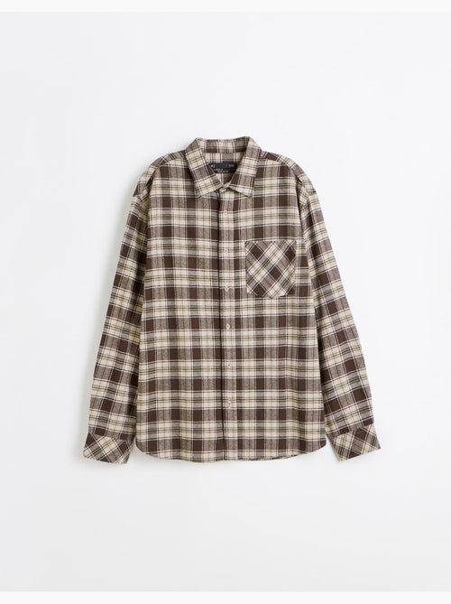 Camicia di flanella a quadri, mo fashion - Kiabi