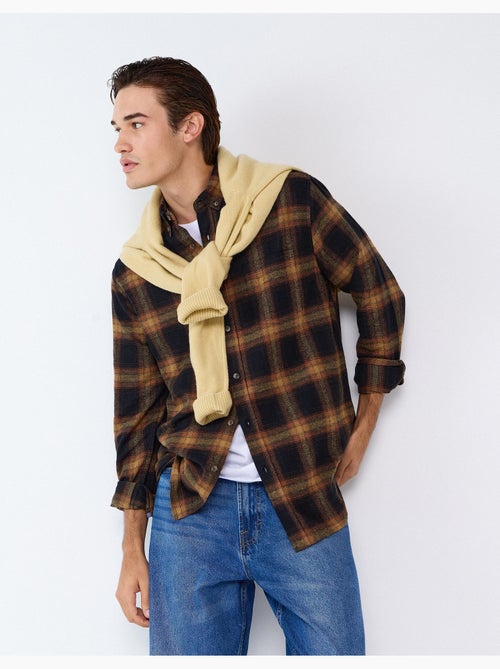 Camicia di flanella a quadri, mo fashion - Kiabi