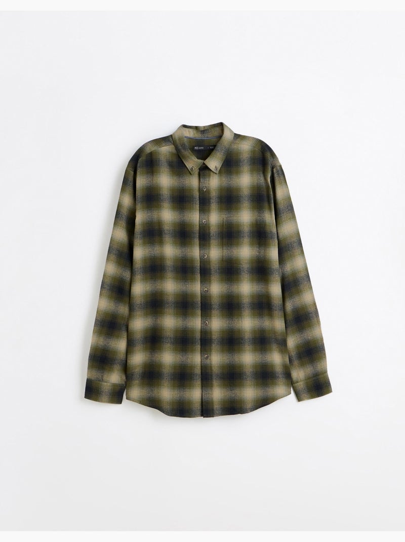 Camicia di flanella a quadri, mo fashion Verde - Kiabi
