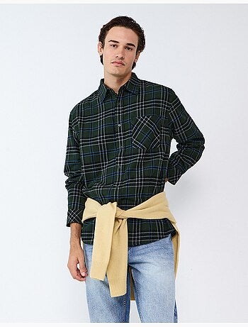 Camicia di flanella a quadri, mo fashion