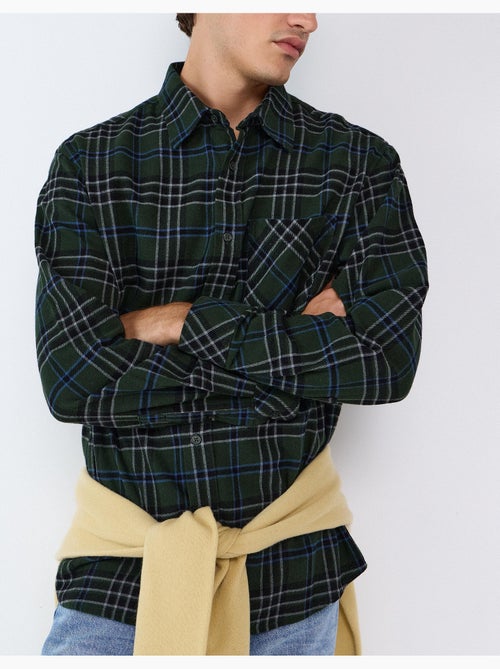 Camicia di flanella a quadri, mo fashion - Kiabi Camicia di flanella a quadri, mo fashion - Kiabi