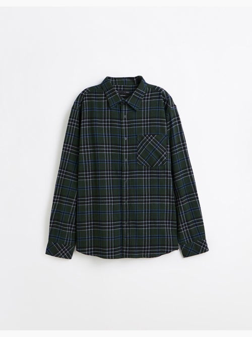 Camicia di flanella a quadri, mo fashion - Kiabi Camicia di flanella a quadri, mo fashion - Kiabi