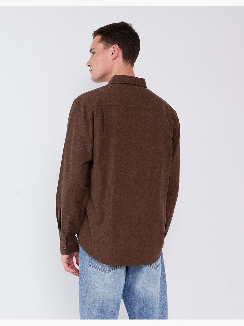 Camicia di flanella, mo fashion Marrone - Kiabi