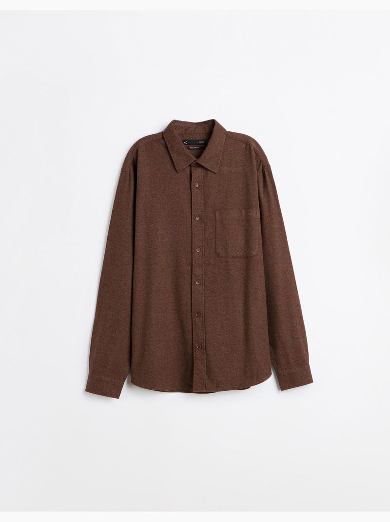 Camicia di flanella, mo fashion Marrone - Kiabi