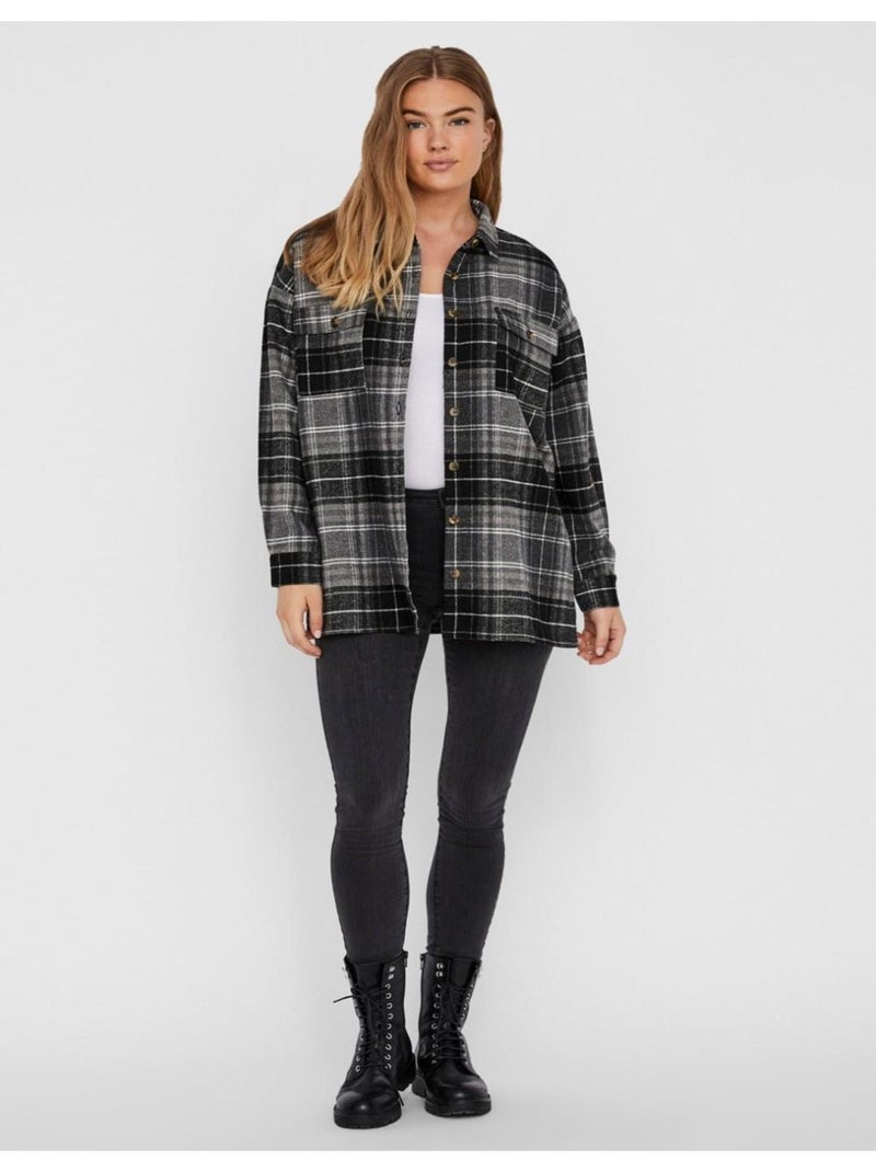 Camicia di flanella Noisy May Grigio - Kiabi