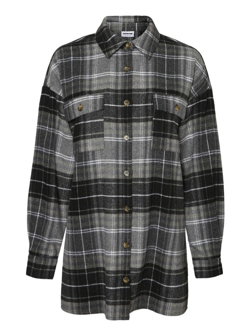 Camicia di flanella Noisy May Grigio - Kiabi