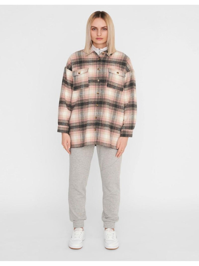 Camicia di flanella Noisy May Rosa - Kiabi