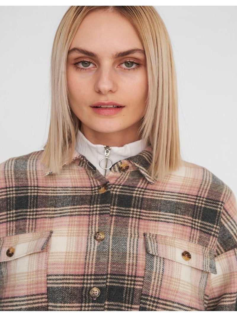 Camicia di flanella Noisy May Rosa - Kiabi