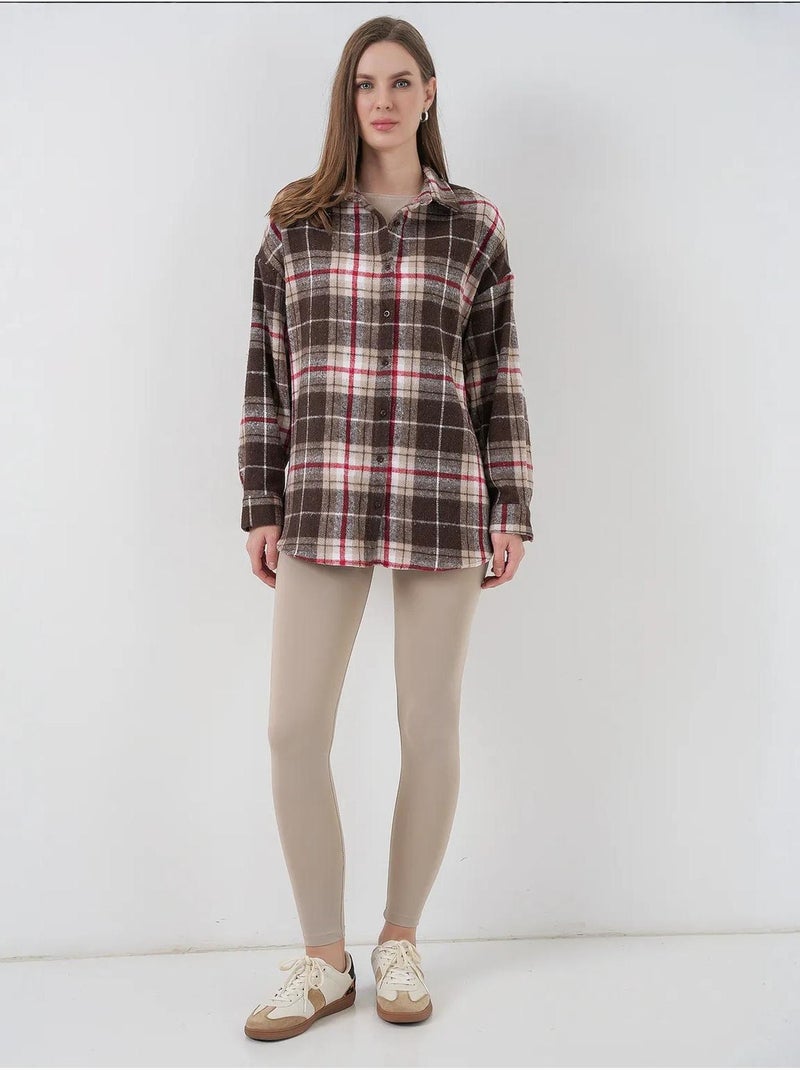Camicia di flanella regular fit bdart Marrone - Kiabi