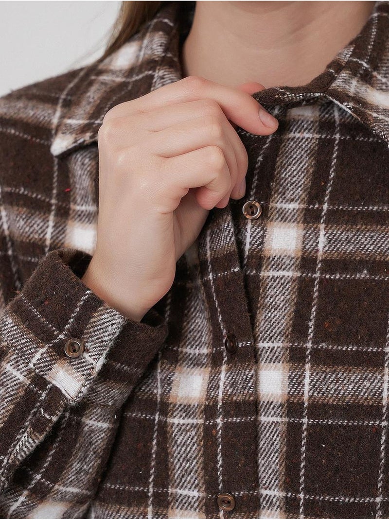 Camicia di flanella regular fit bdart Marrone nocciola - Kiabi