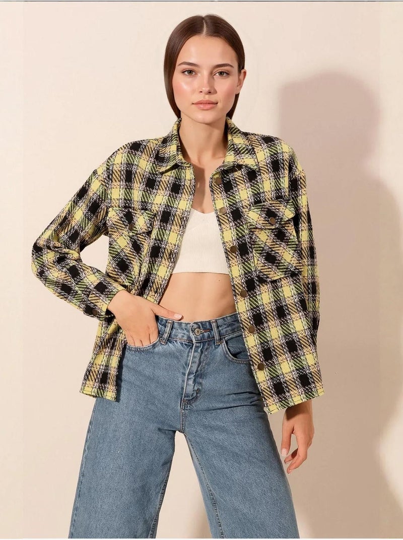 Camicia di flanella regular fit bdart Senape - Kiabi