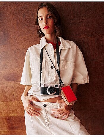 Camicia di jeans oversize, mo fashion