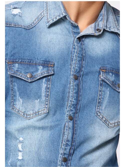 Camicia di jeans slim fit Kebello - Kiabi