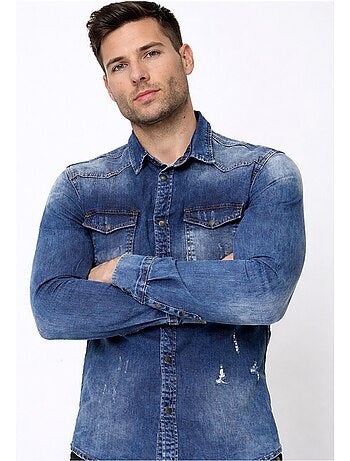 Camicia di jeans slim fit Kebello