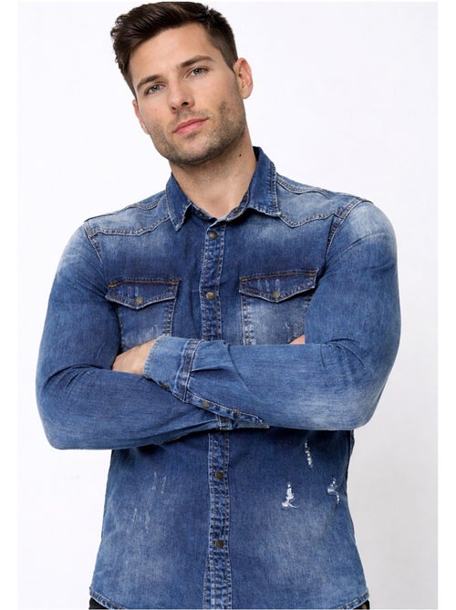 Camicia di jeans slim fit Kebello - Kiabi