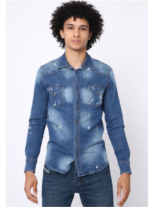 Camicia di jeans slim fit Kebello - Kiabi