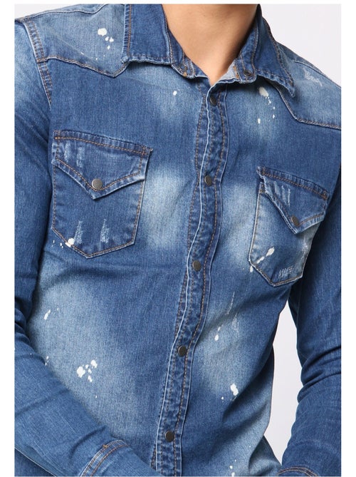 Camicia di jeans slim fit Kebello - Kiabi