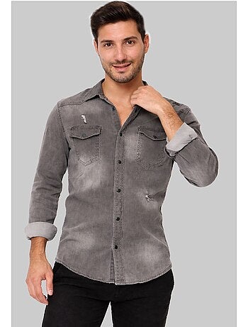 Camicia di jeans slim fit Kebello