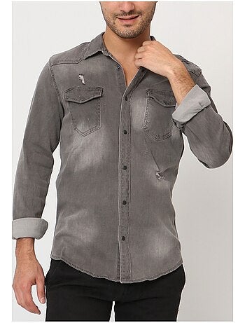 Camicia di jeans slim fit Kebello