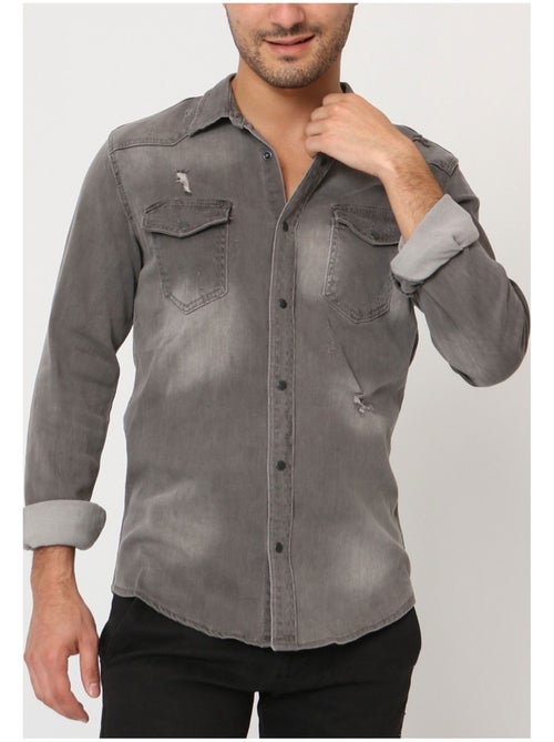 Camicia di jeans slim fit Kebello - Kiabi