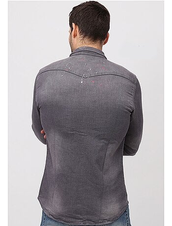 Camicia di jeans slim fit Kebello