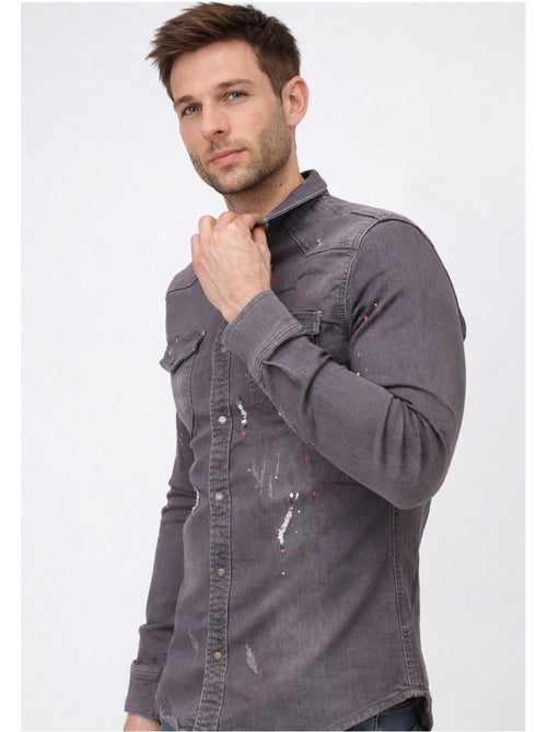 Camicia di jeans slim fit Kebello - Kiabi