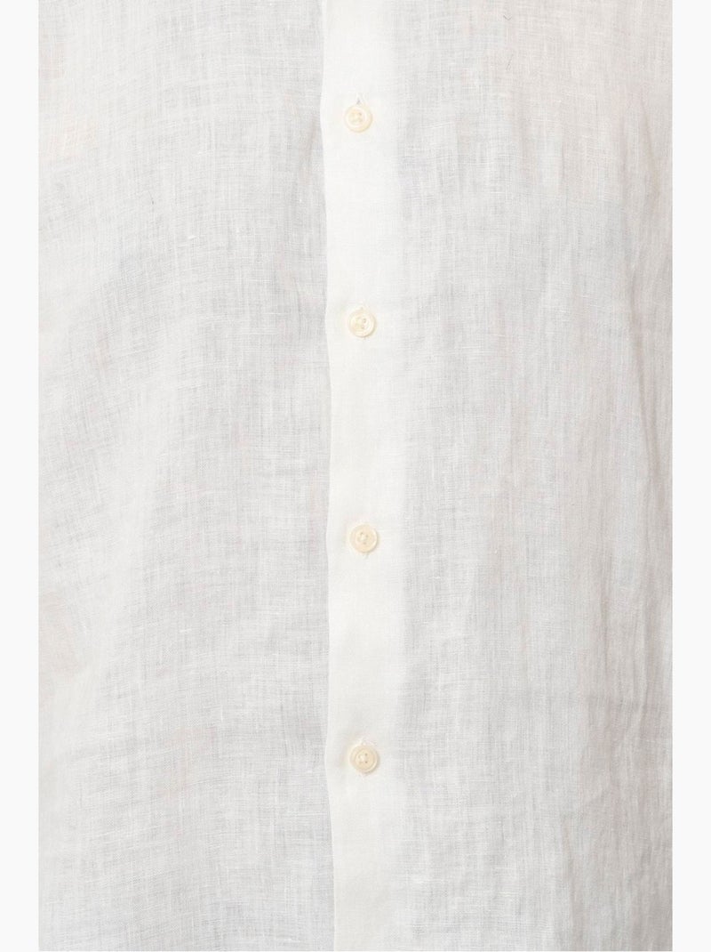 Camicia di lino Kebello Bianco - Kiabi