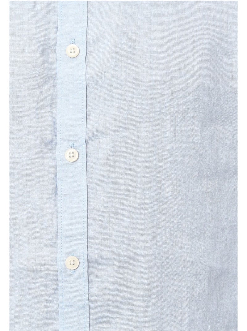 Camicia di lino Kebello Blu cielo - Kiabi