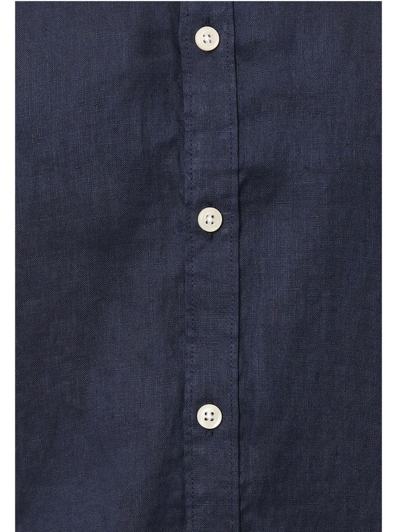 Camicia di lino Kebello Blu marino - Kiabi