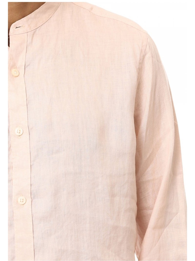 Camicia di lino Kebello Rosa - Kiabi