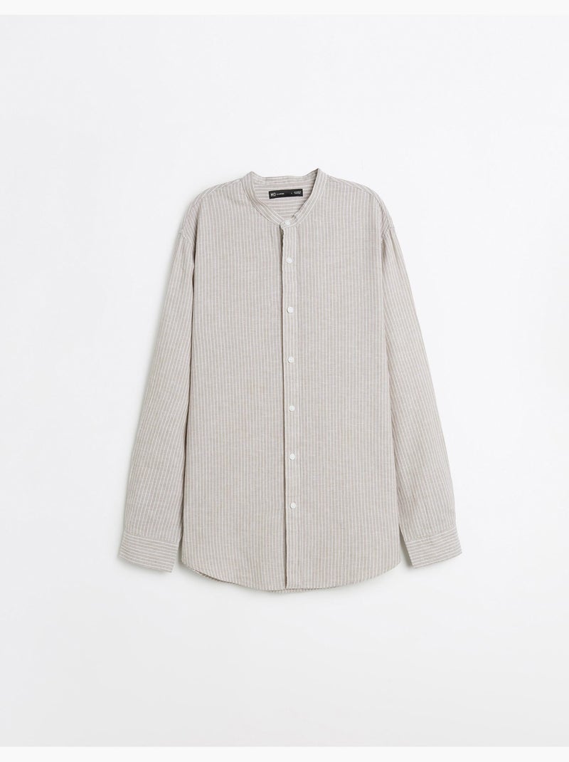 Camicia di lino, MO Fashion Beige - Kiabi