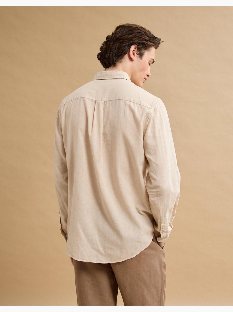 Camicia di lino, MO Fashion Beige - Kiabi