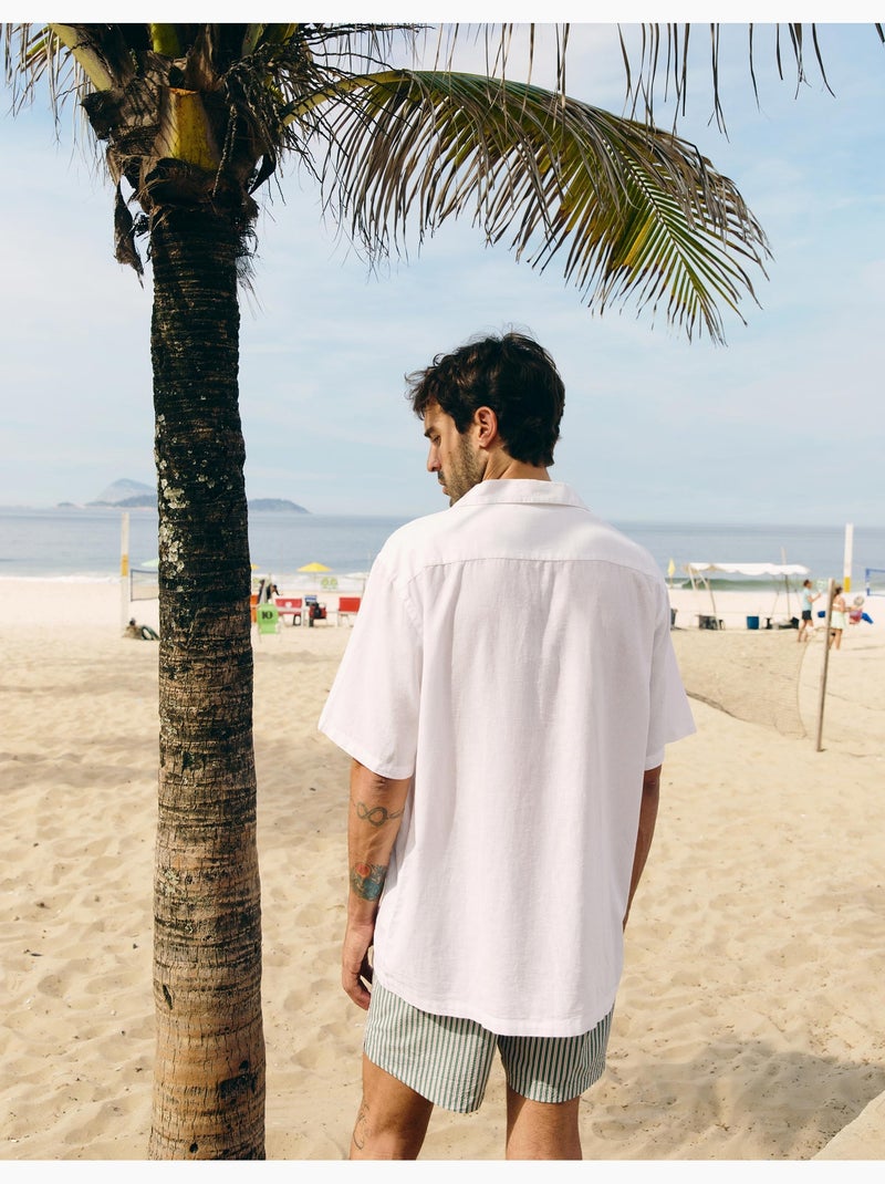 Camicia di lino, MO Fashion Bianco - Kiabi