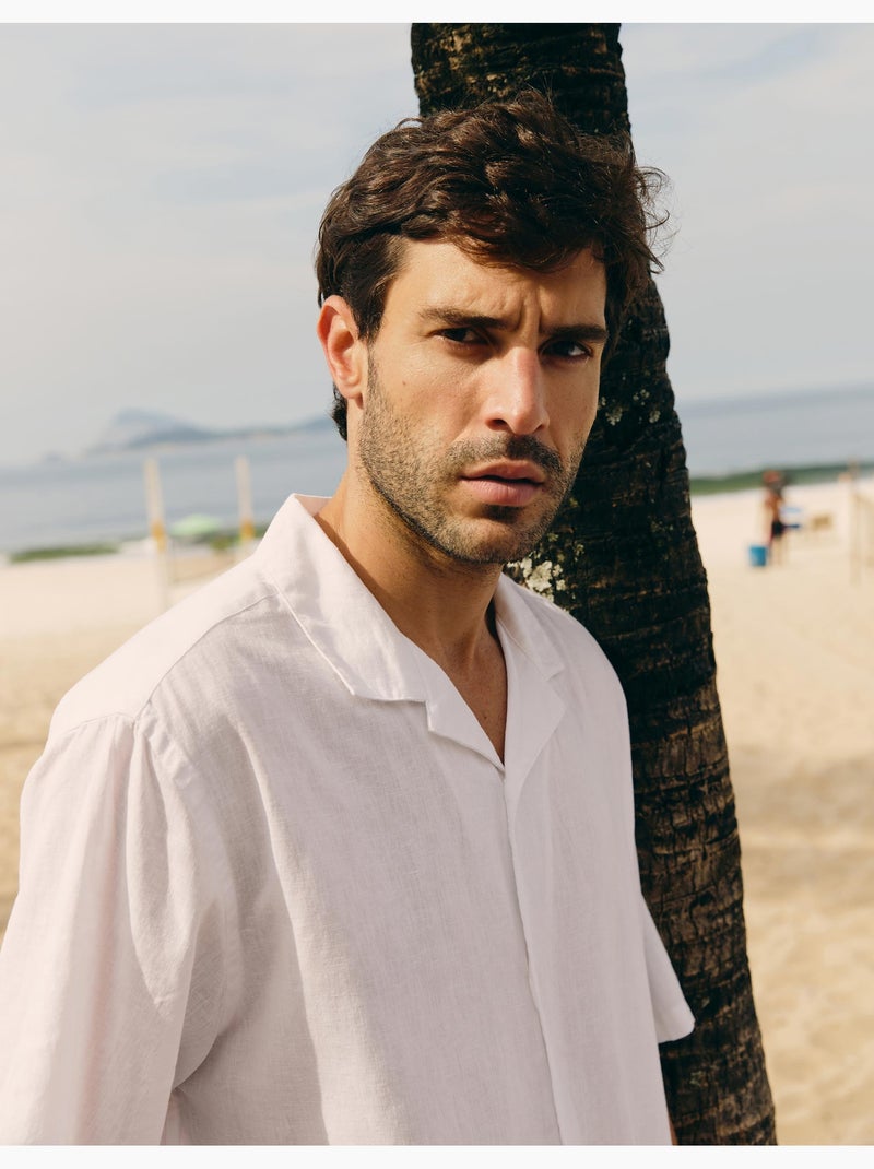 Camicia di lino, MO Fashion Bianco - Kiabi