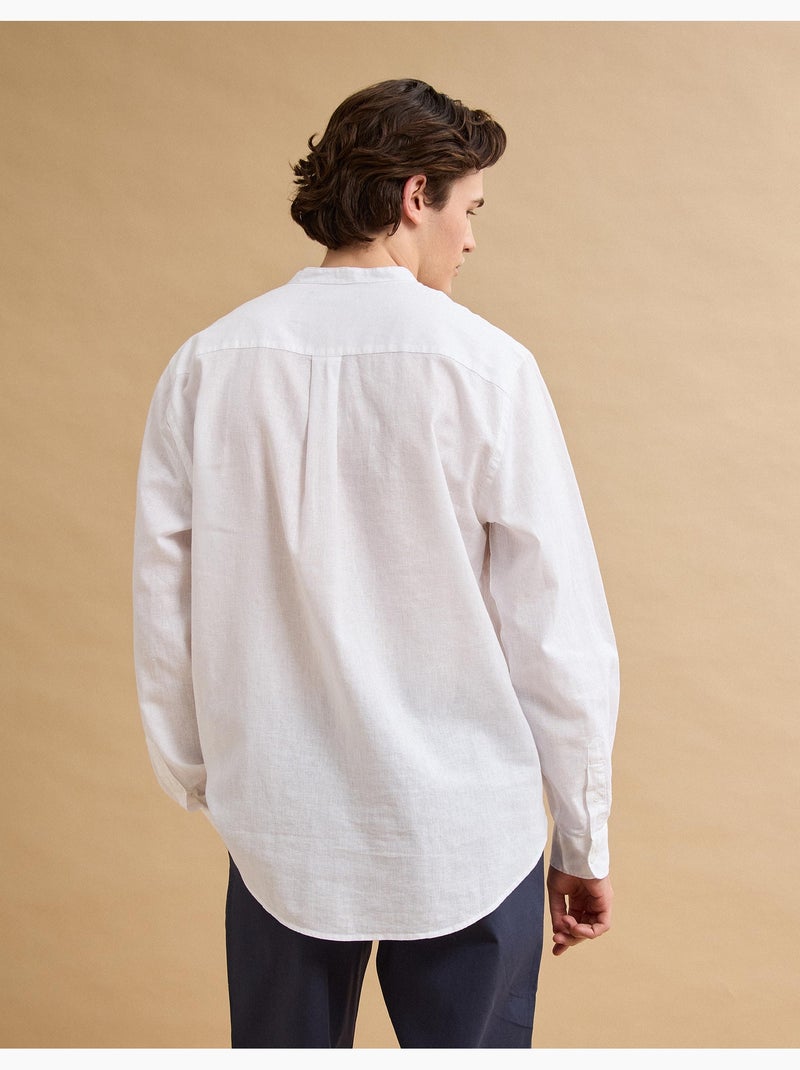 Camicia di lino, MO Fashion Bianco - Kiabi