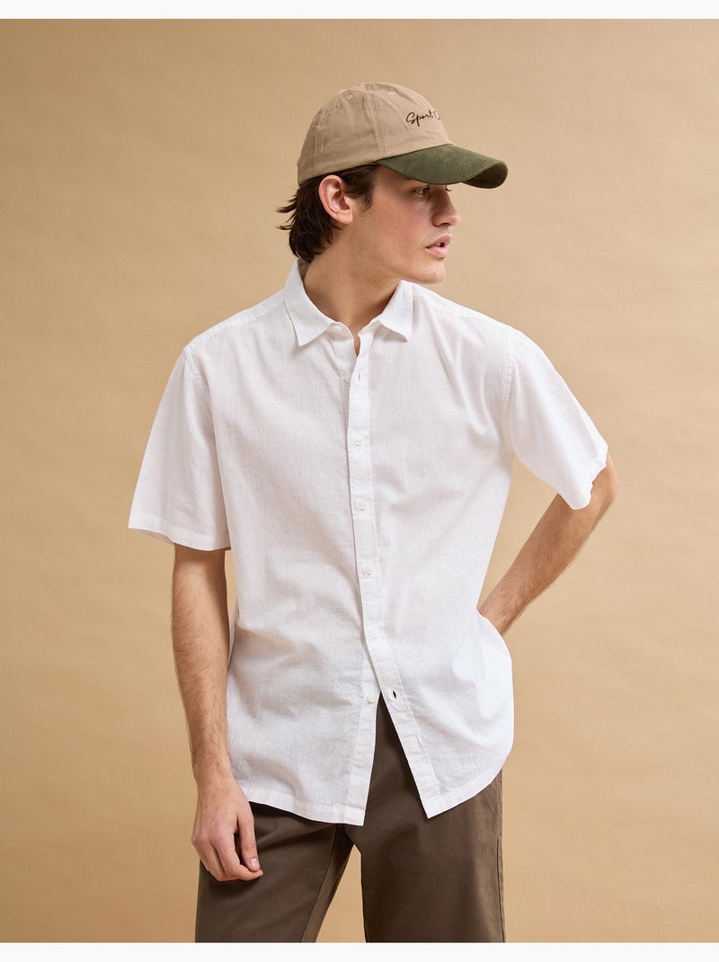 Camicia di lino, MO Fashion Bianco - Kiabi