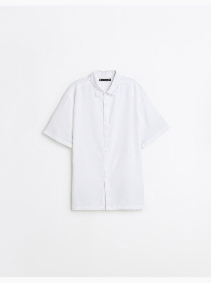 Camicia di lino, MO Fashion Bianco - Kiabi