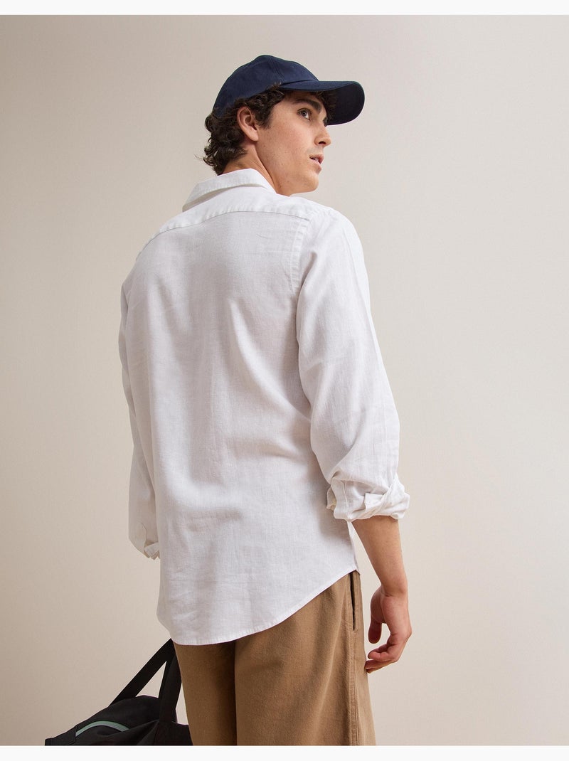 Camicia di lino, MO Fashion Bianco - Kiabi