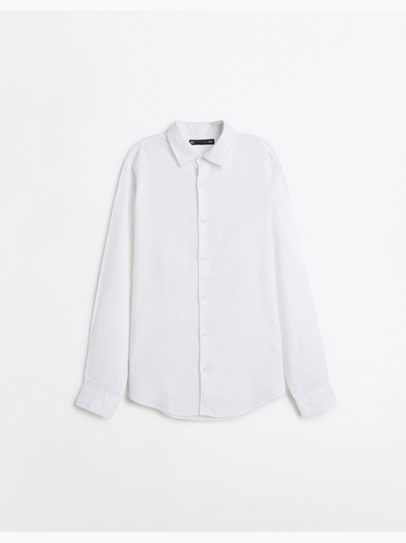 Camicia di lino, MO Fashion Bianco - Kiabi