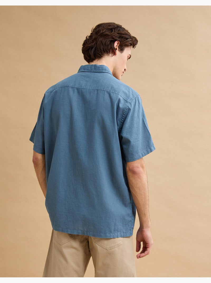 Camicia di lino, MO Fashion Blu - Kiabi